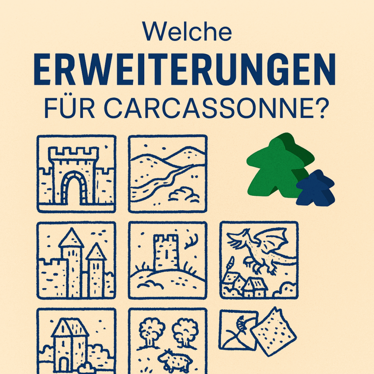 Welche Erweiterungen gibt es für Carcassonne?